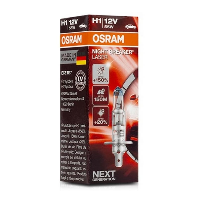 Ampoule pour voiture Osram 64150NL H1 12V 55W - Image 1