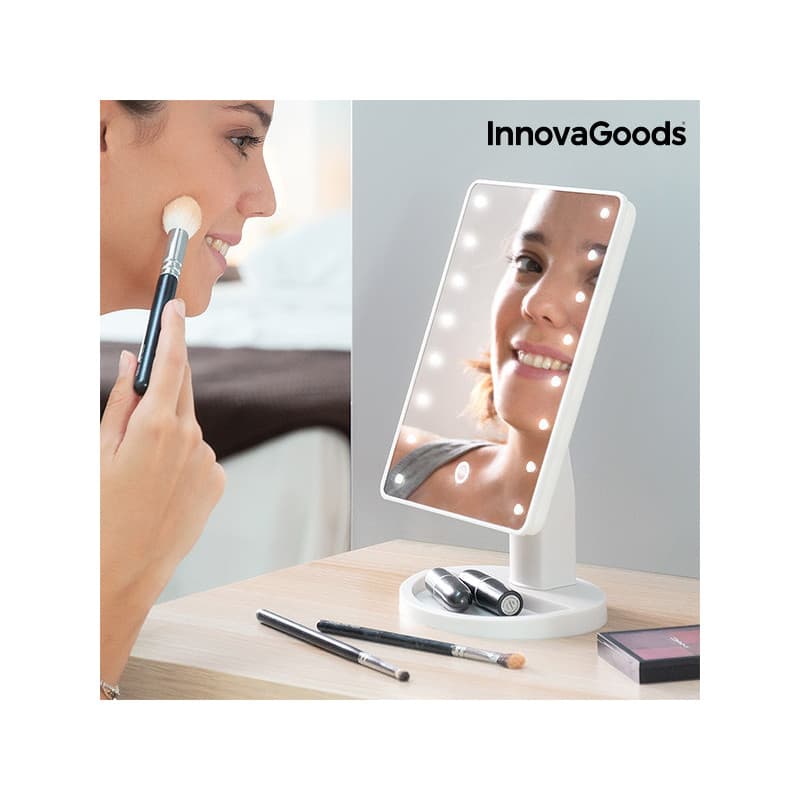 Miroir de Table LED Tactile Perflex InnovaGoods - Image 1