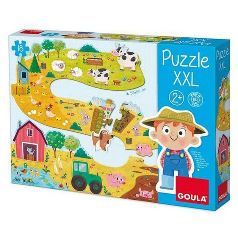 Puzzle Bébé Ferme XXL Goula 53176 (17 pcs) - Image 1