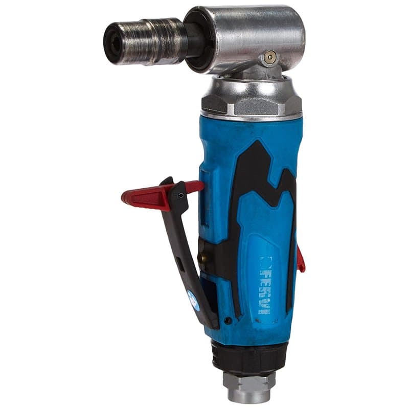 Fervi 416-0 Mini meuleuse d’angle pneumatique Cyan/noir - Image 1