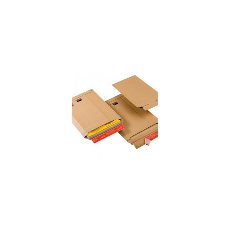 100 carton ondulé livraison poches 150 x 250 x 50 mm - Image 1