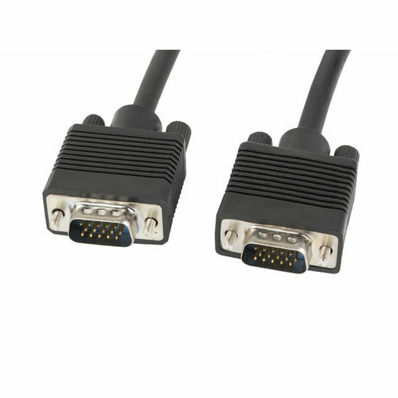 Câble VGA Lanberg CA-VGAC-10CC-0030-B Noir 3 m 1,8 m - Image 1