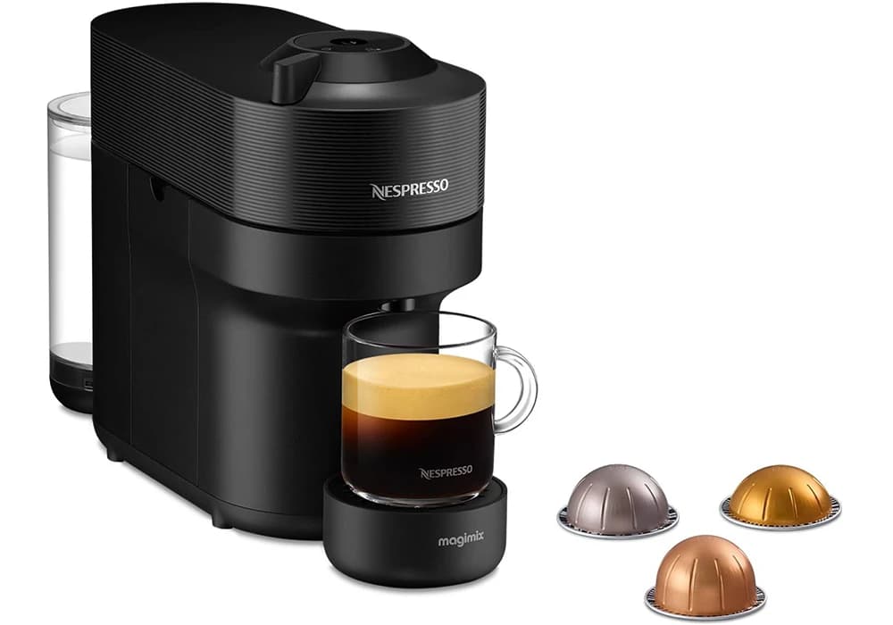 Cafetière Capsule Nespresso Vertuo Pop Noir Magimix (11729)