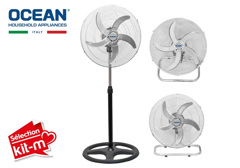 Ventilateur 3 en 1 Ocean (OCIFNMC183AZNW)