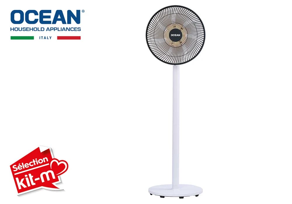 Ventilateur sur Pied & Sol  3en1 12 Pouces Ocean