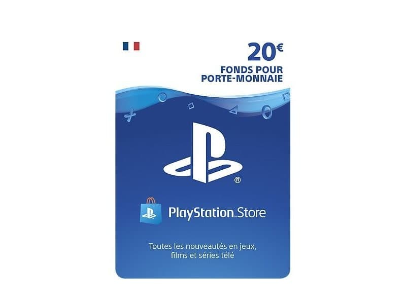 PLAYSTATION NETWORK CARD PSN    E20 FRANCE