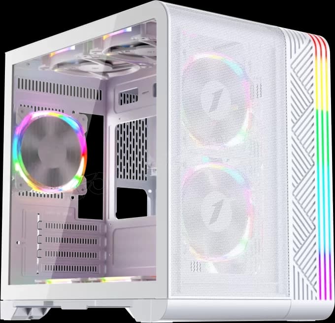 BT Mini Micro ATX 1stPlayer VT7 RGB - vitrés (Blanc)
